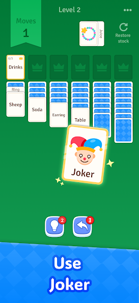 Solitaire Associations Level Screenshot